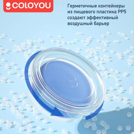 Пластилин COLOYOU воздушный 24 цв.