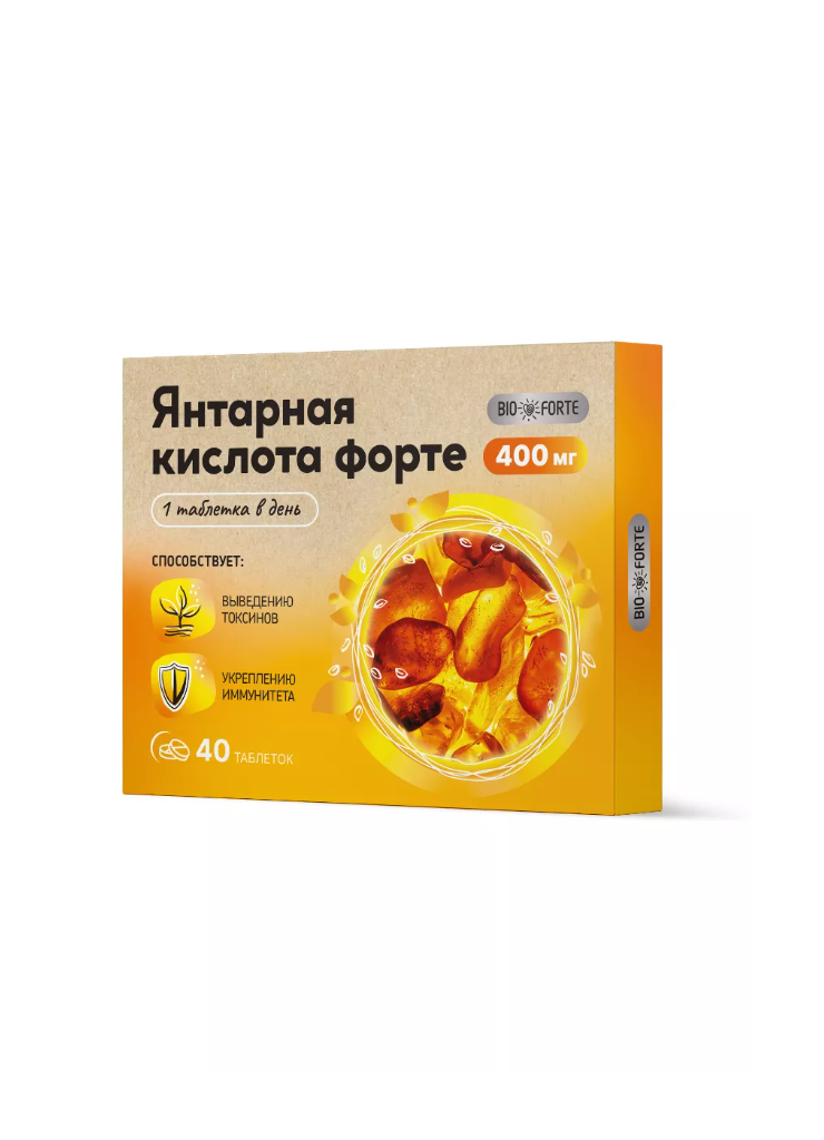 Витамины BioForte Янтарная кислота Форте - фото 2