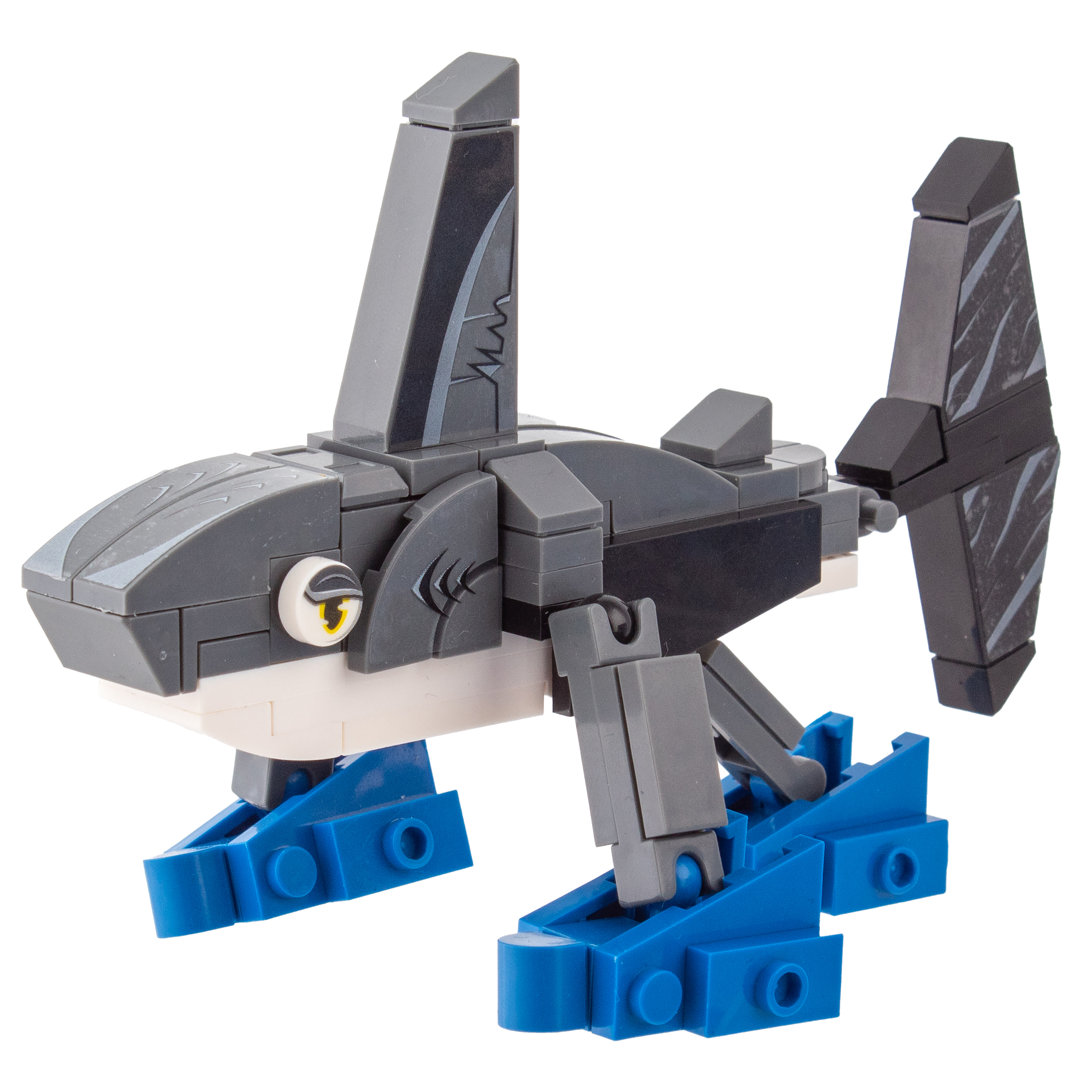 Конструктор KiddiePlay shark wearing sneakers 103 дет. - фото 2