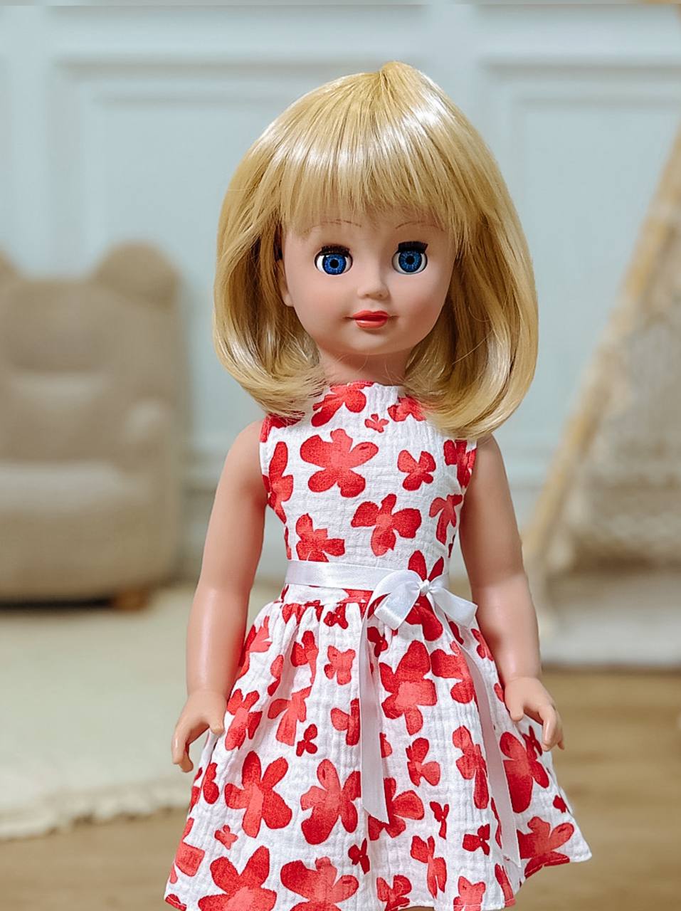 Кукла большая (ростовая) СТРАНА КУКОЛ говорящая Стелла высота 60 см кукла60-стелла19 - фото 18