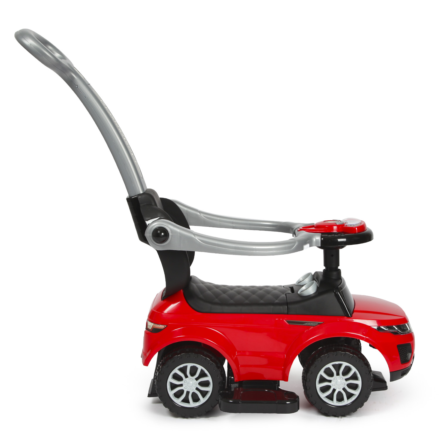 Каталка BabyGo с ручкой Красная 614W - фото 16