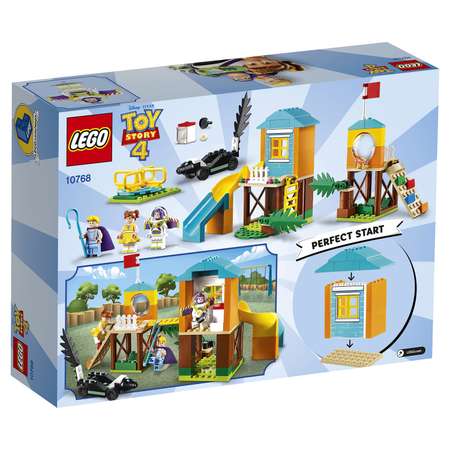 Конструктор LEGO 4+ Приключения Базза и Бо Пип блочный