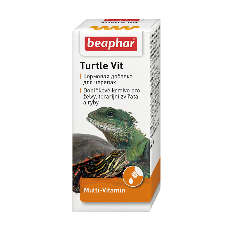 Добавка для рыб и черепах Beaphar Turtle Vit 20мл - фото 1