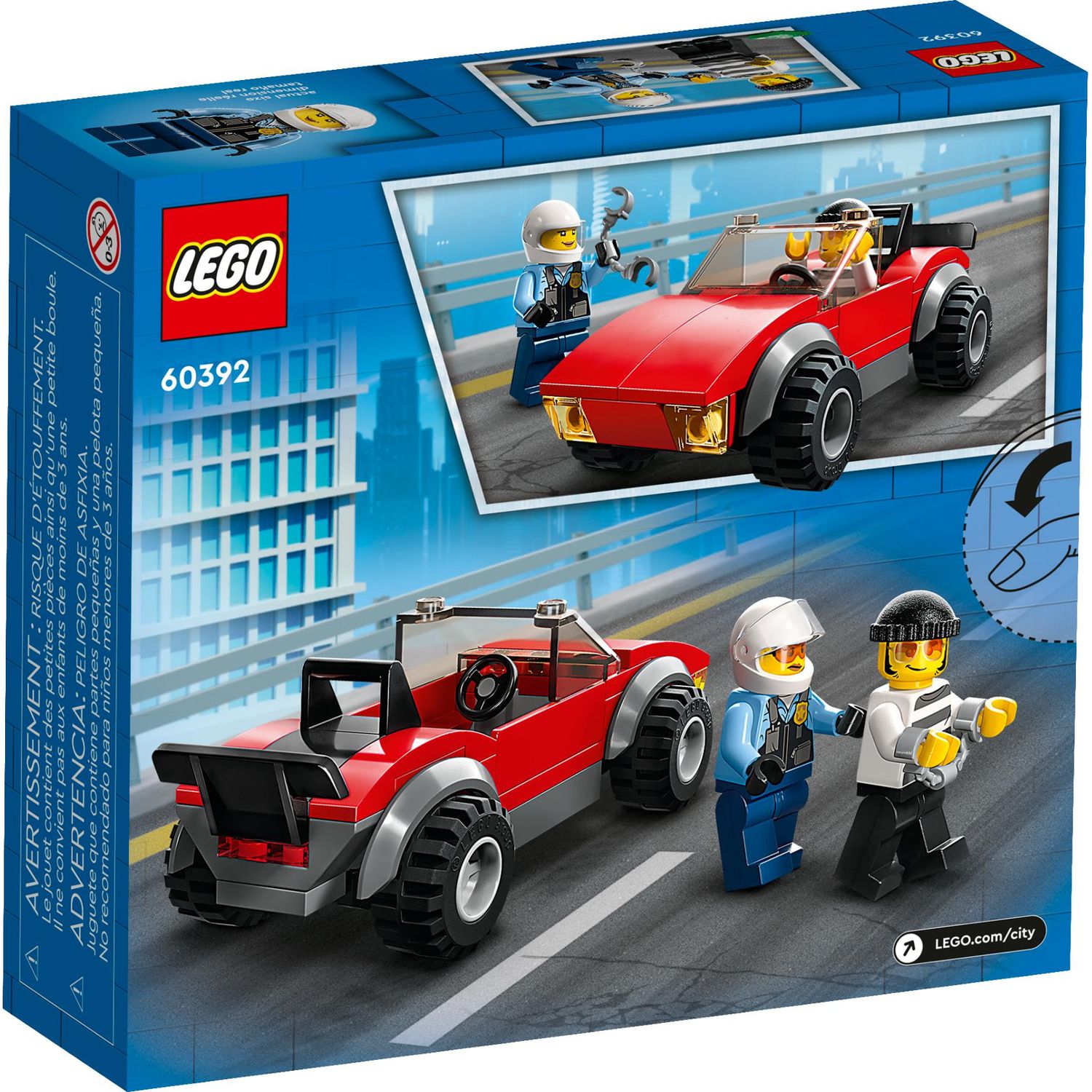 Конструктор LEGO City Полицейская погоня 59 дет. - фото 6
