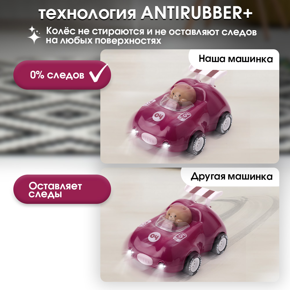 Автомобиль TIPTOPOLIS бордовая - фото 4