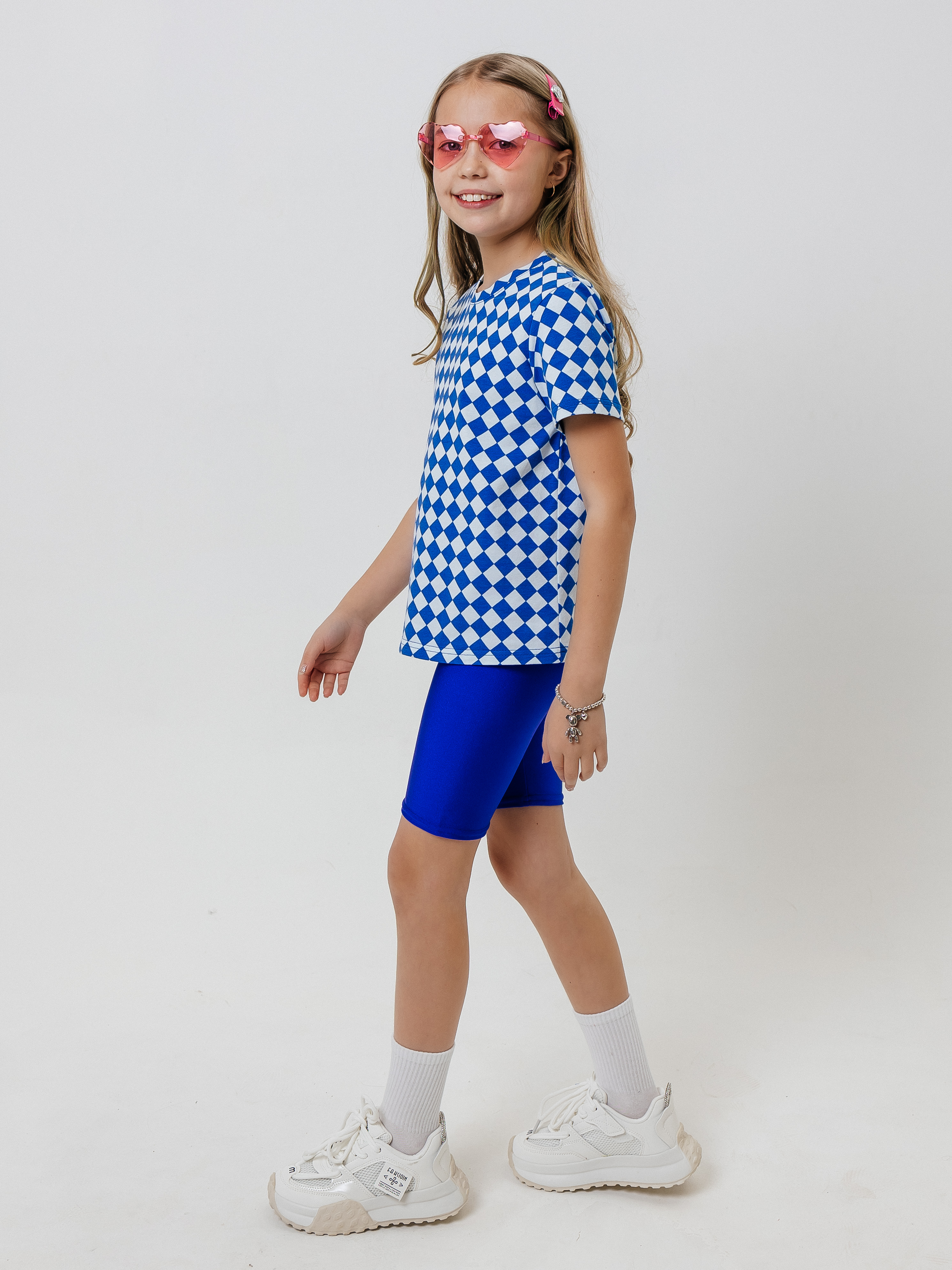 Футболка Селтекс Ю_ФК34 ромбы электрик - фото 14