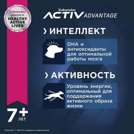 Корм для собак Eukanuba 2.5кг Dog с ягненком для пожилых всех пород