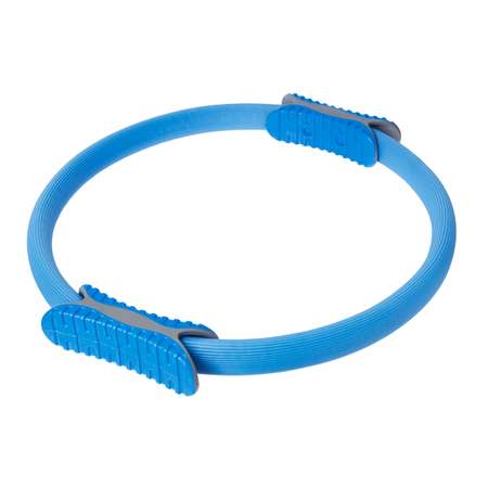 Изотоническое кольцо STRONG BODY обруч для йоги и пилатес d 38 см синее