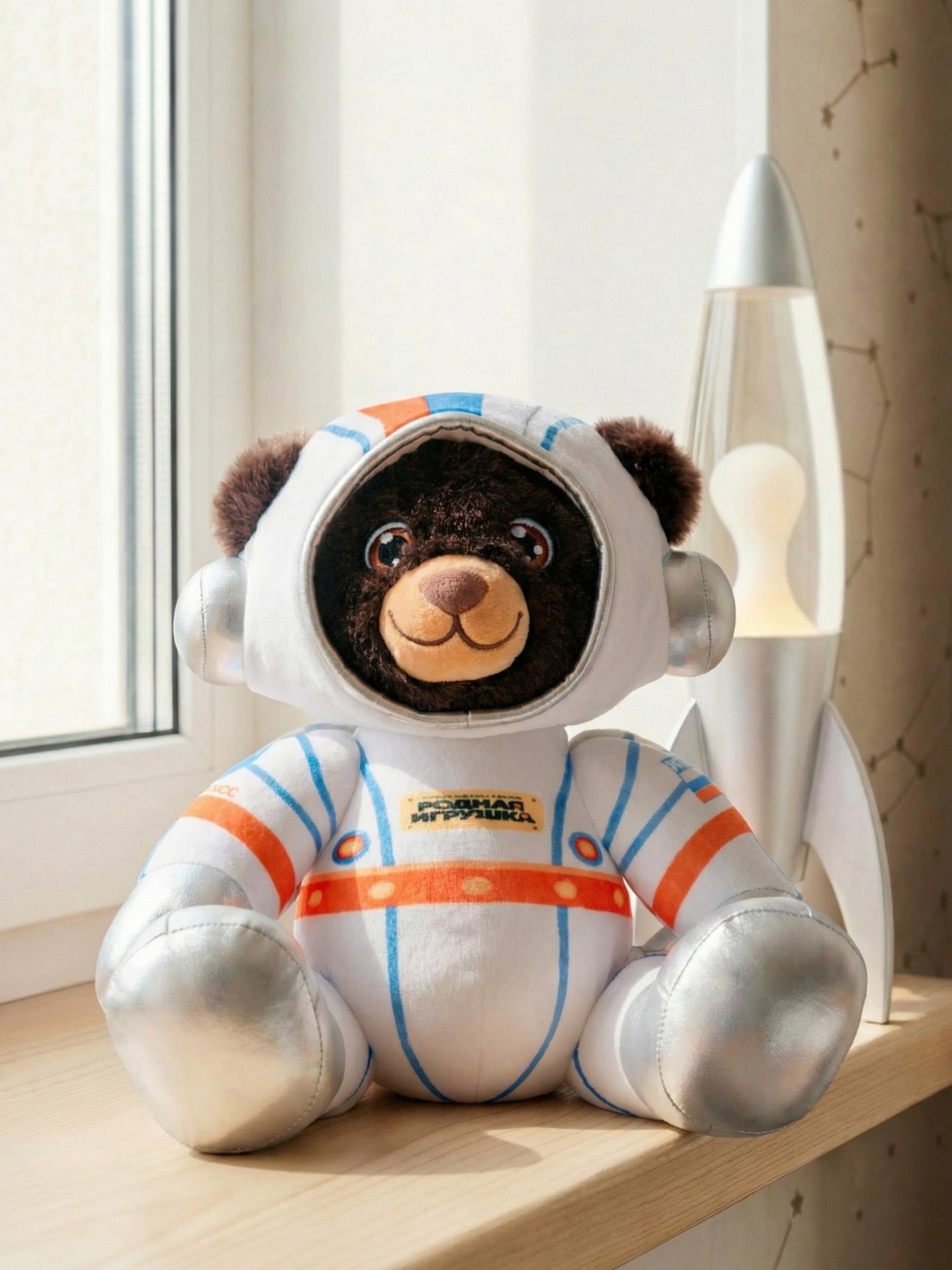 Мягкая игрушка Смолтойс мишка Мишка-космонавт - фото 1