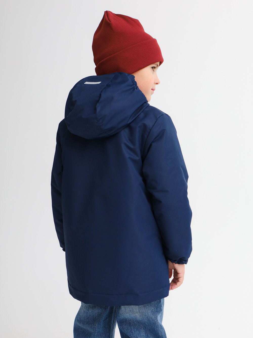 Куртка MINIDINO B-VO-Krt-039/0Куртка демисезонная Minimal темно-синяя детская - фото 6