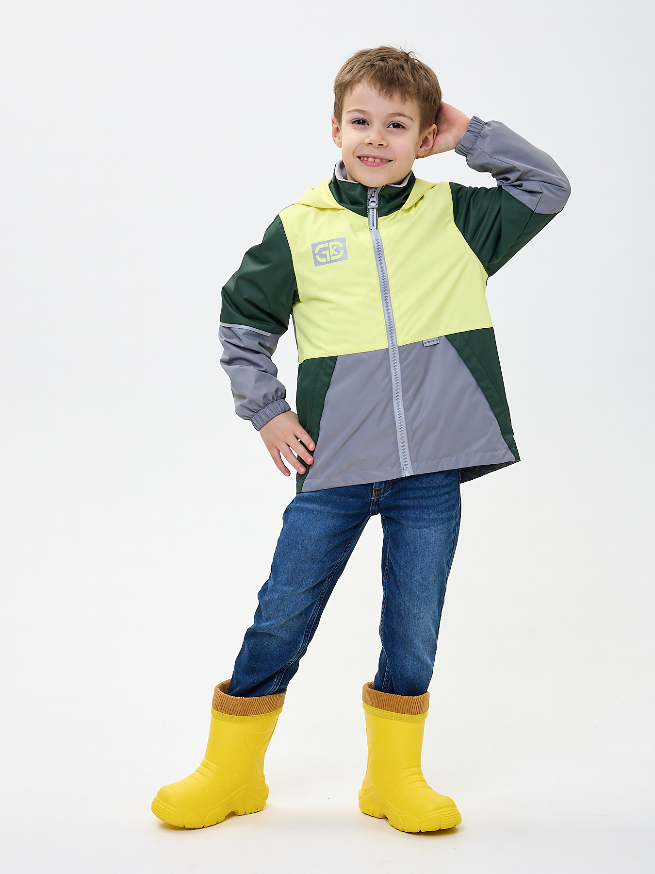 Ветровка GooDvinKids В10021-02/желтыймикс - фото 10