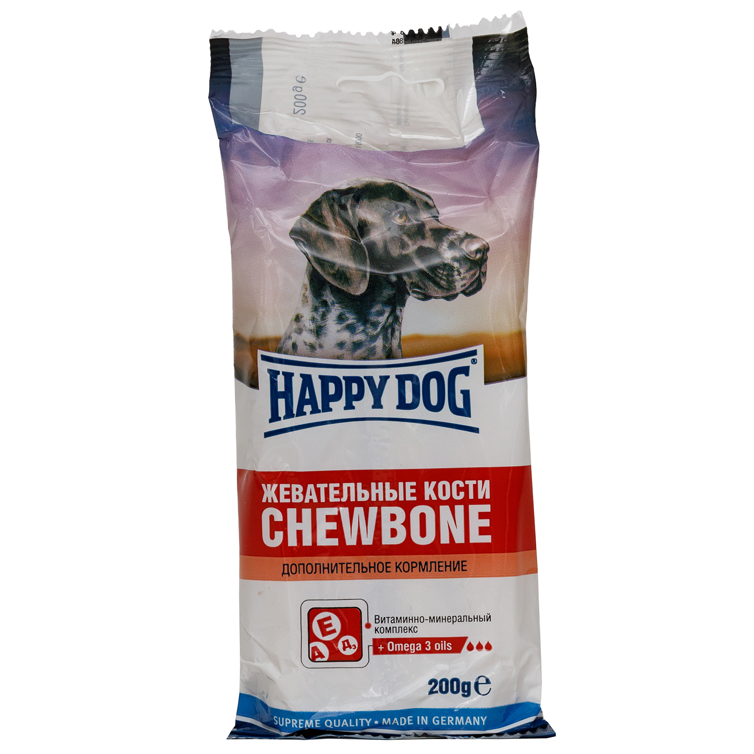 Лакомство для собак Happy Dog Кости жевательные 200г - фото 1
