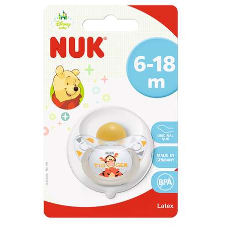 Пустышка Nuk ортодонтическая от 6 мес. в ассортименте