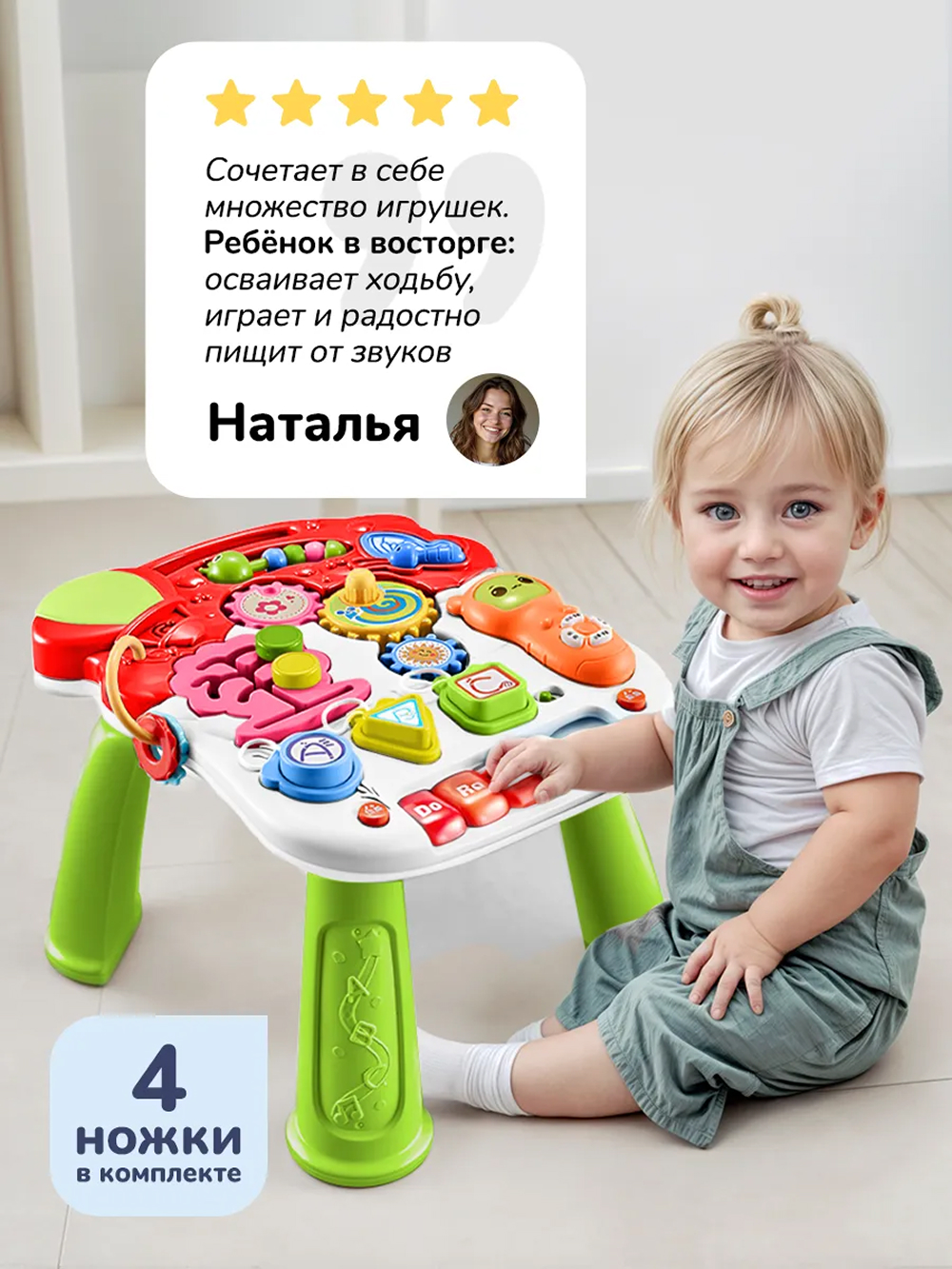 Ходунки Play okay с ручкой - фото 7