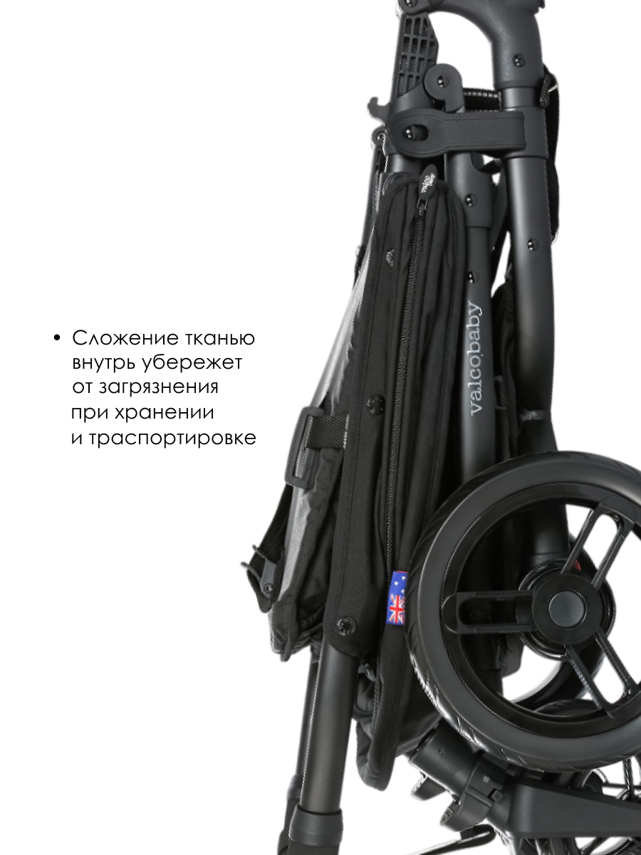 Коляска прогулочная Valco baby Snap 4 Flatt Matt / Pitch черный - фото 6