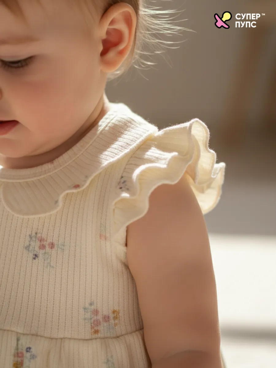 Боди-платье Супер Пупс бд/платье/2крыл/цветыпатруль - фото 14