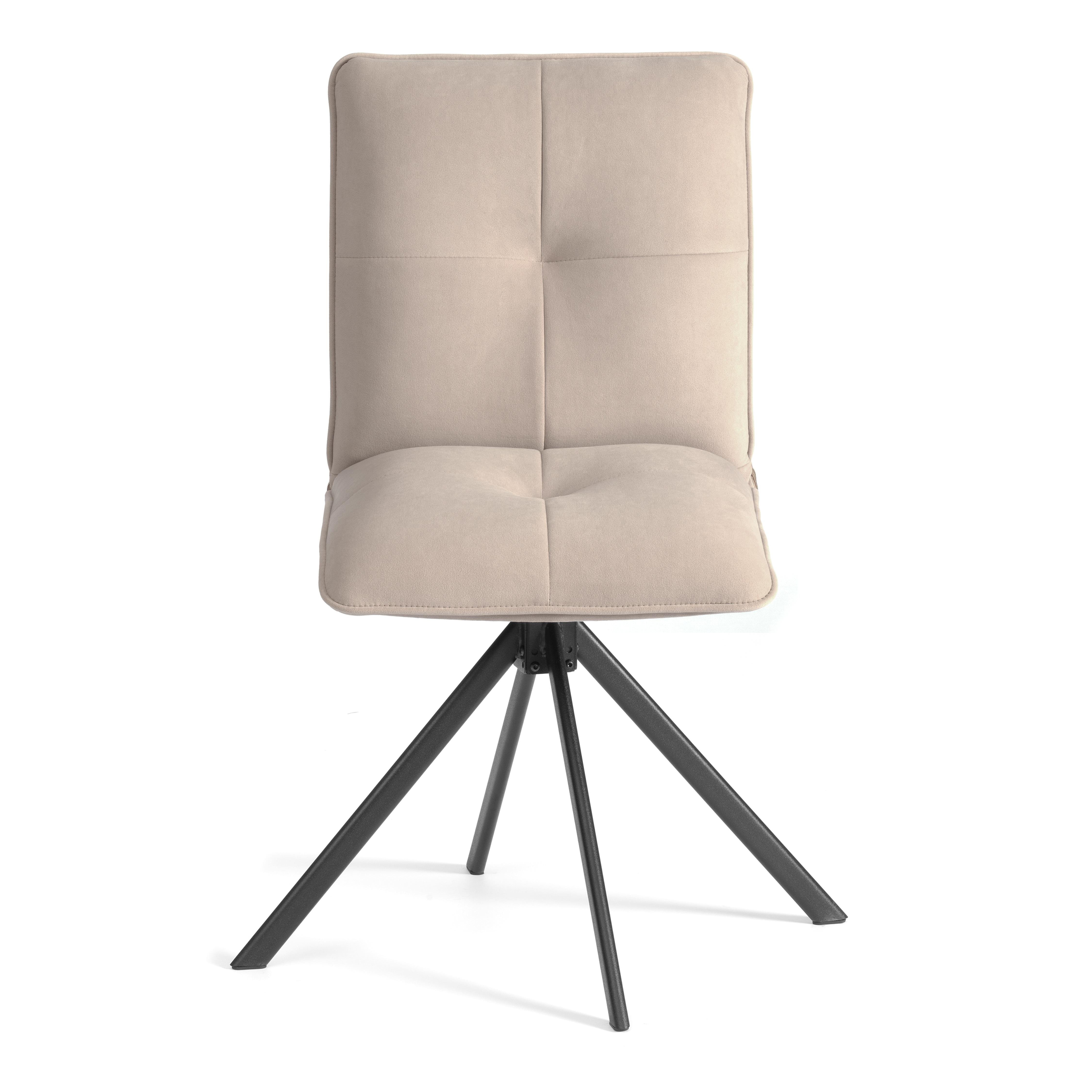 Стул TETCHAIR велюр, бежевый - фото 13