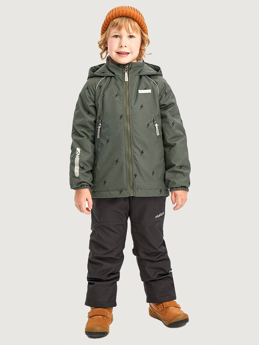 Куртка и полукомбинезон NIKASTYLE 7м0926 хаки/черный - фото 1