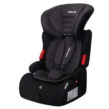 Автокресло Babyton Sirius I/II/III black-grey 1/2/3 (9-36 кг)