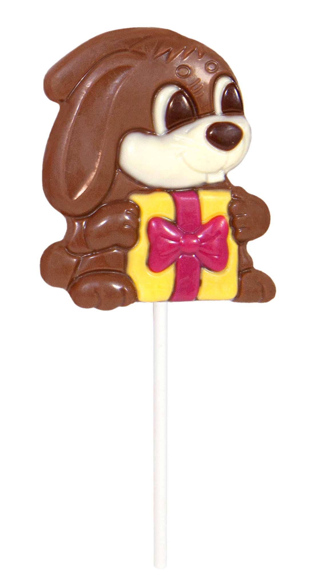 Кондитерское изделие из глазури Московская ореховая компания Шоколадная фигурка с печеньем Кролик - фото 1