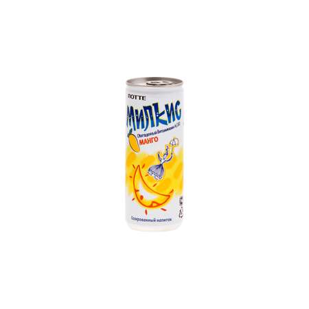 Напиток безалкогольный газированный Lotte Милкис Манго 0.25л
