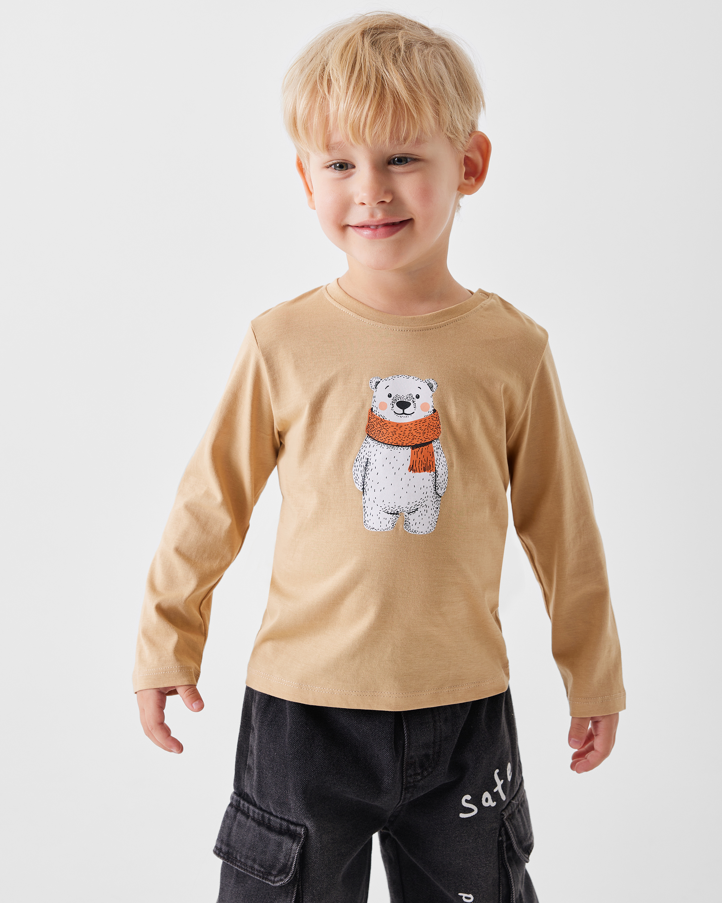 Лонгслив BabyGо W25BG4-1Bib-L2 - фото 1