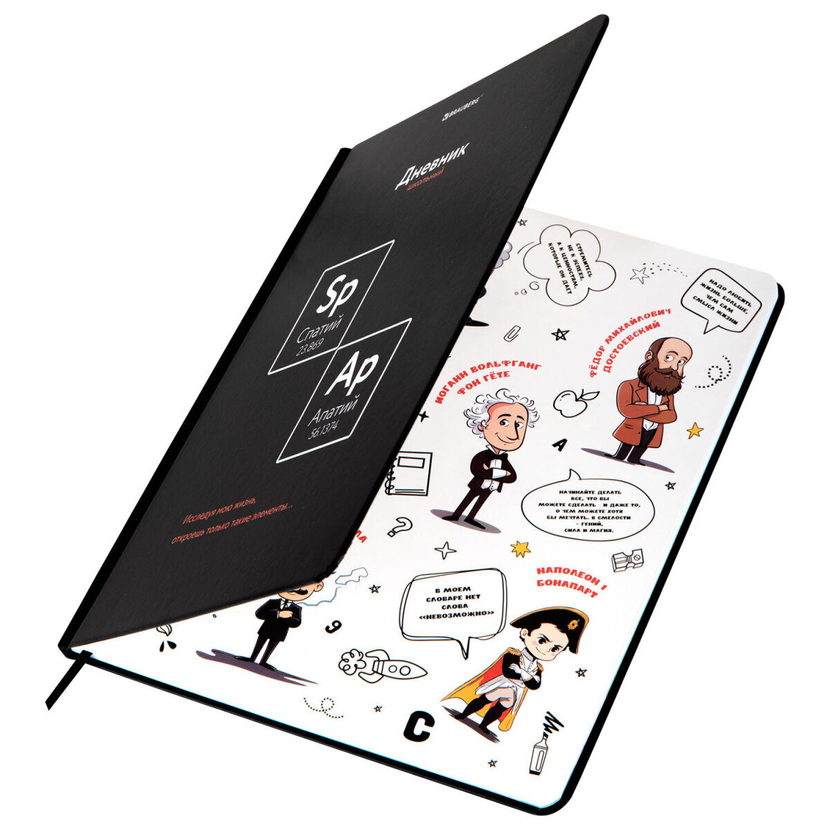 Дневник школьный Brauberg для девочек мальчика 1-11 класс - фото 5