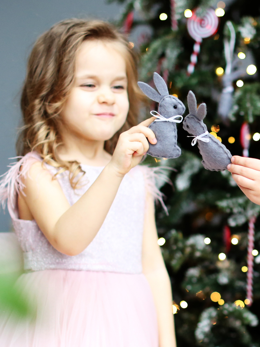 Набор для творчества HappyLine шитье Зимние зайчики - фото 7