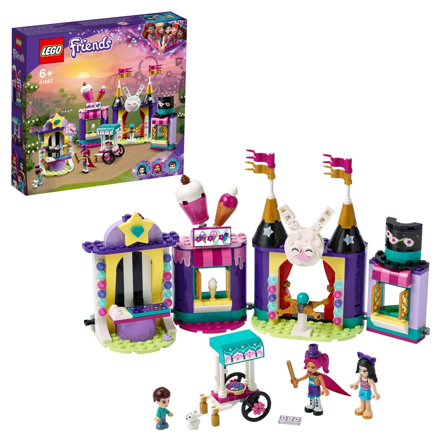 Конструктор LEGO Friends Киоск на Волшебной ярмарке блочный - фото 1