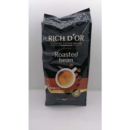 Кофе RICH DOR жареный зерновой 1000г