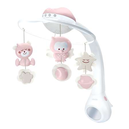 Мобиль INFANTINO 3 в 1 Музыкальный пыльная роза