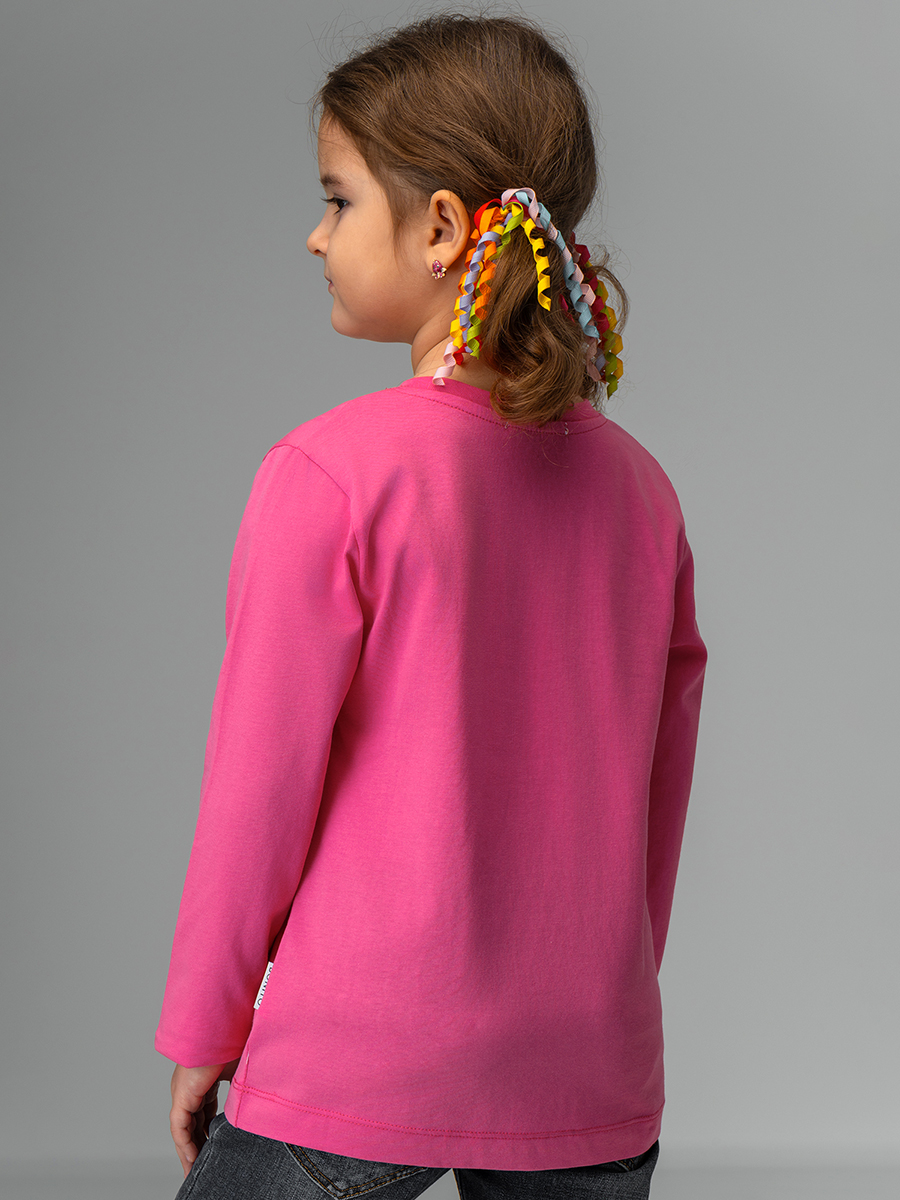 Лонгслив BONITO KIDS SS6097малиновый - фото 4