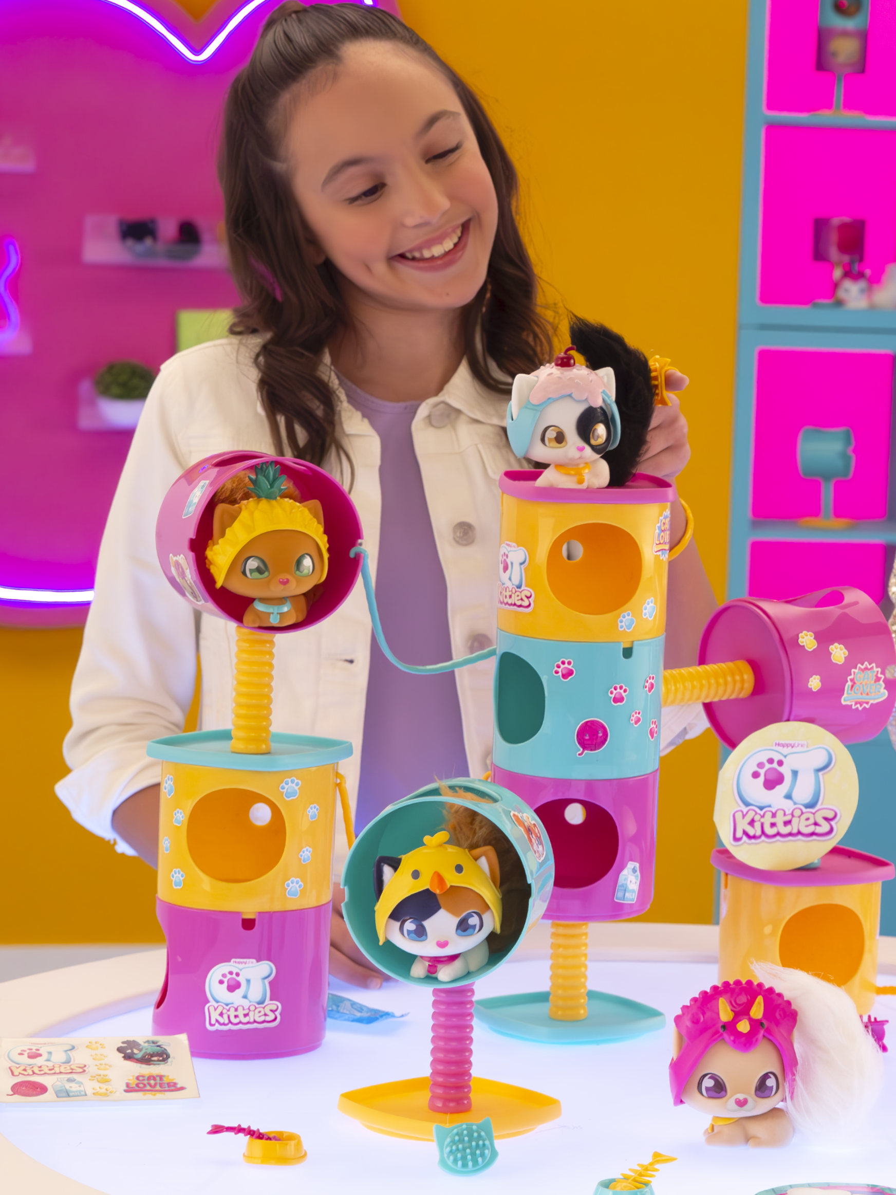 Игровой набор QT Happy Line Милые котята Дина - фото 8