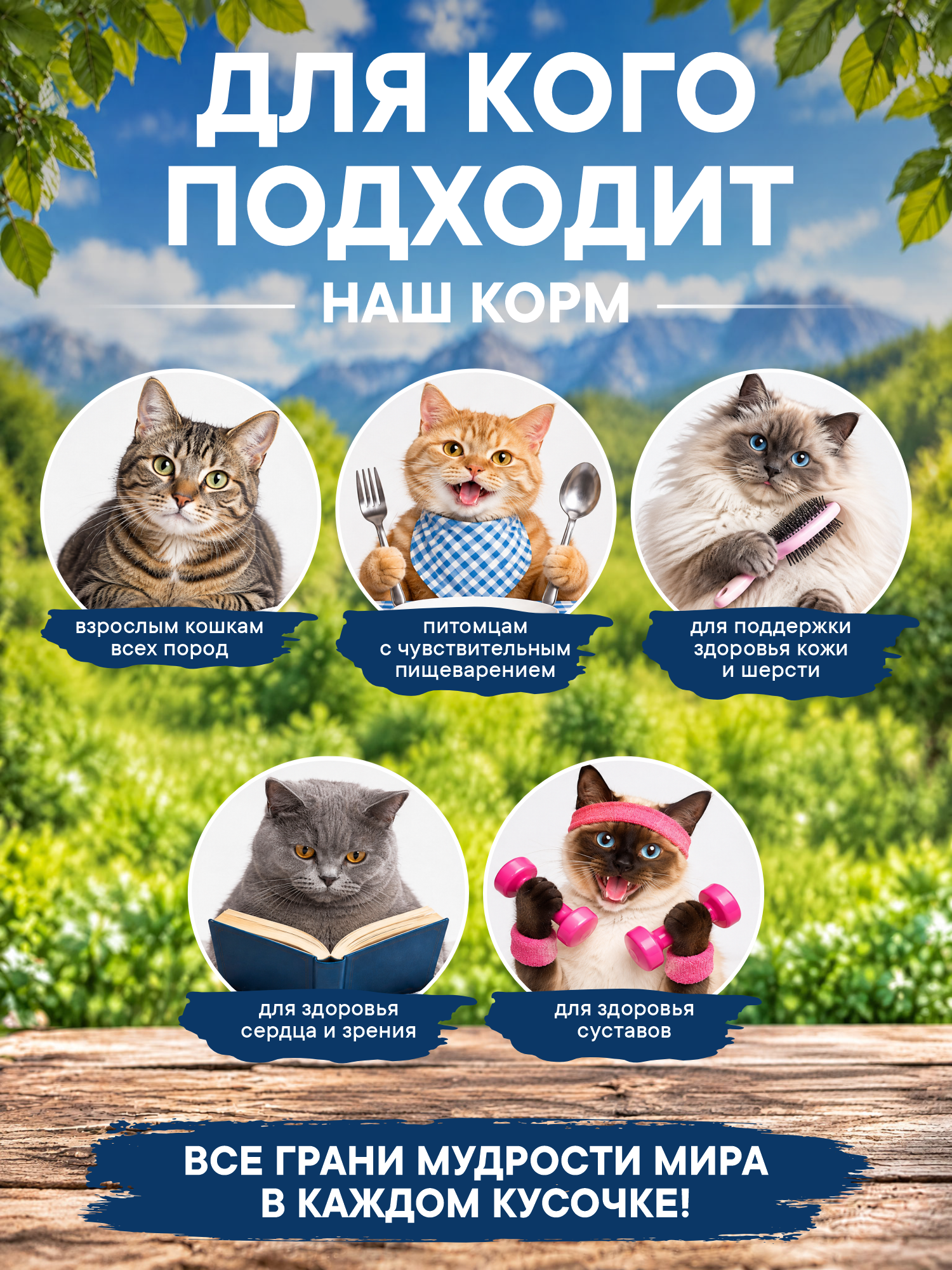 Корм для кошек сухой Pronature Holistic Atlantic для кожи и шерсти на лососе с рисом 2кг - фото 3