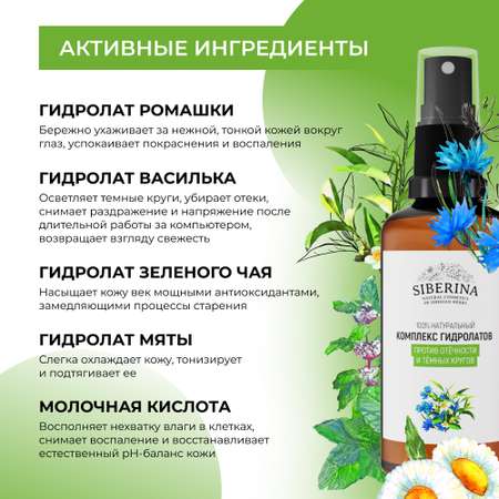 Гидролат Siberina 50 мл