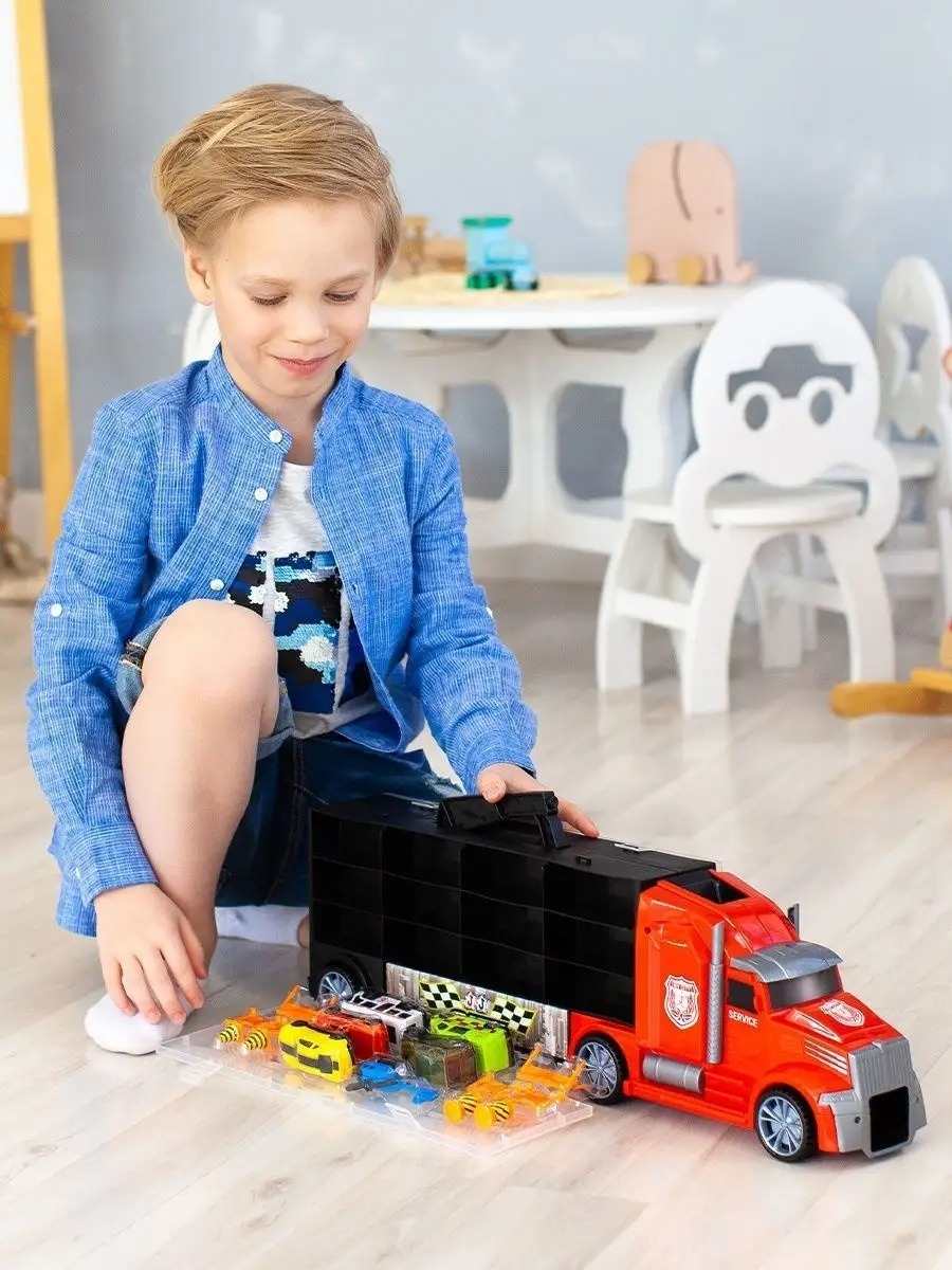 Автовоз Givito Мой город с тоннелем G205-014 - фото 4