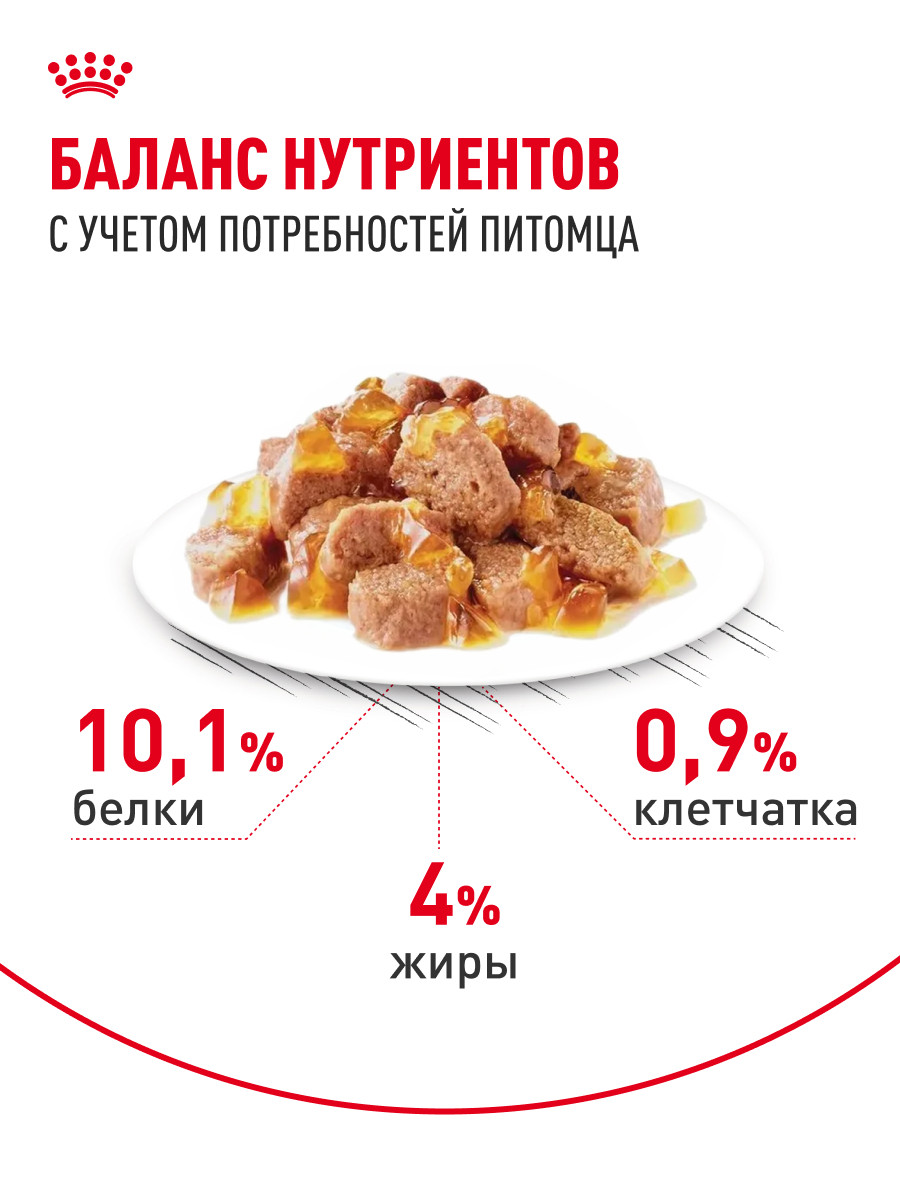 Корм для кошек Royal Canin 85г Hair and skin для поддержания здоровья кожи и красоты шерсти тонкие ломтики в желе - фото 5