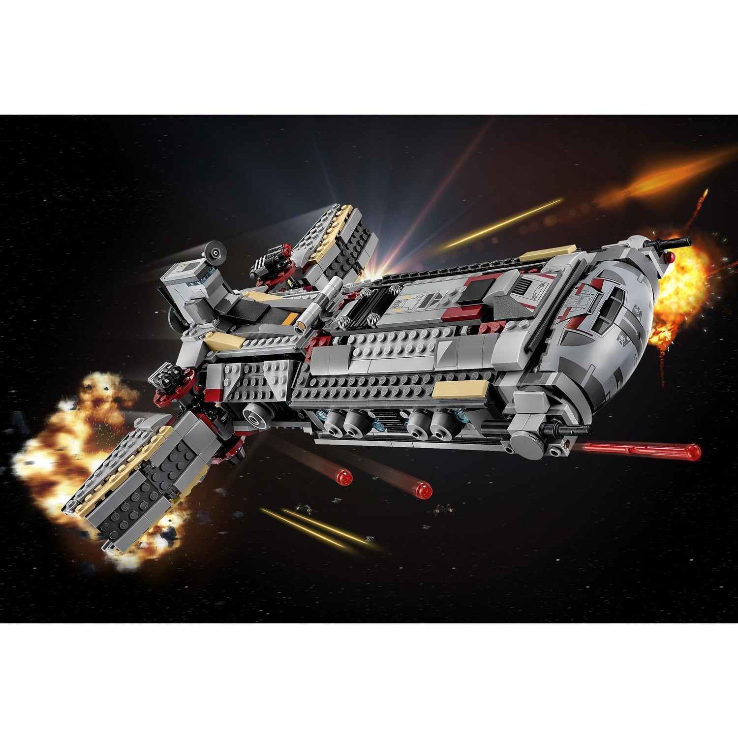 Конструктор LEGO Star Wars Боевой фрегат Повстанцев блочный - фото 3