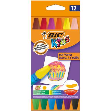 Пастель масляная BIC Kids 12 шт.