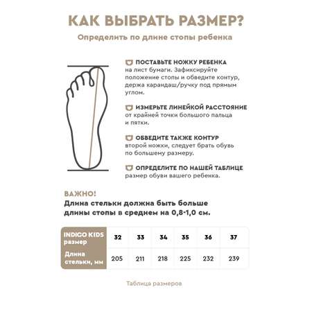 Сапоги Indigo kids