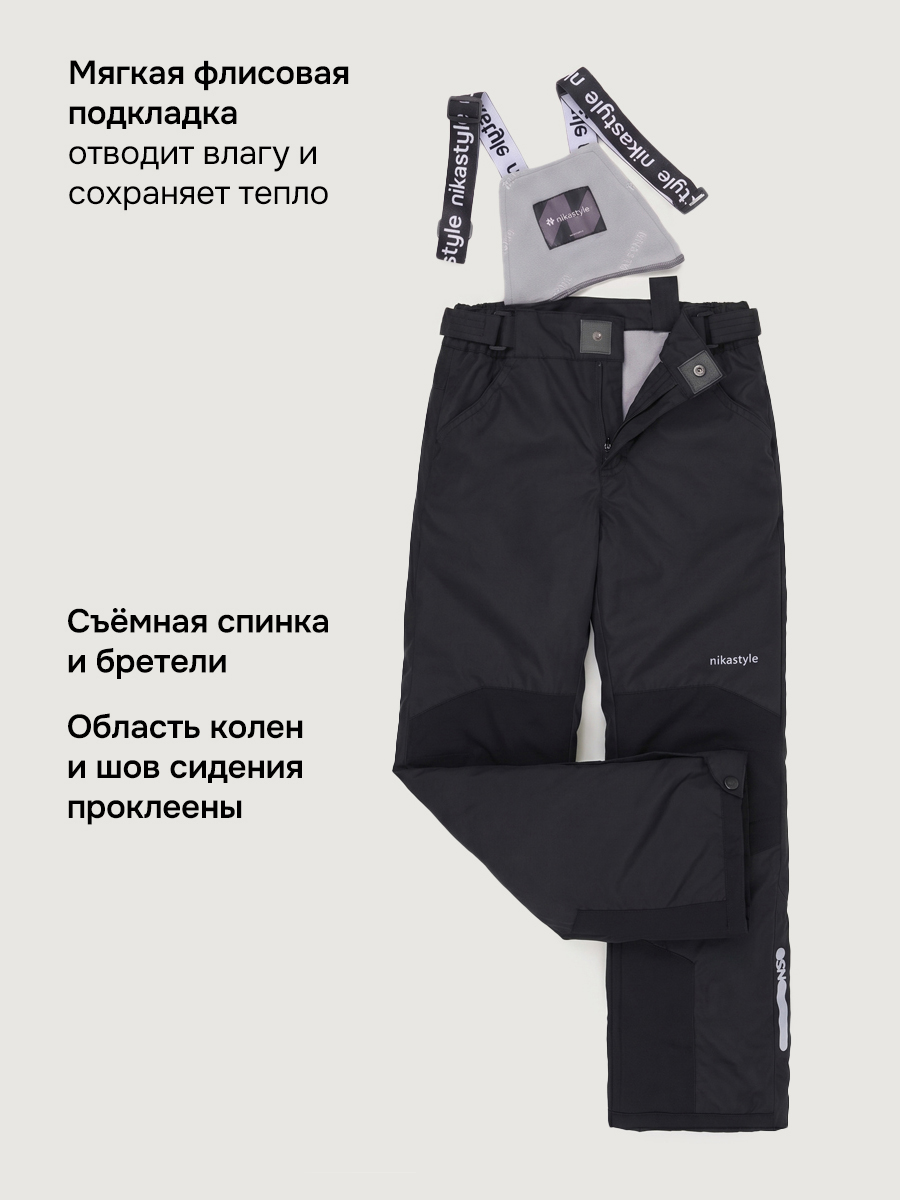 Брюки NIKASTYLE 2з4924 черный - фото 7