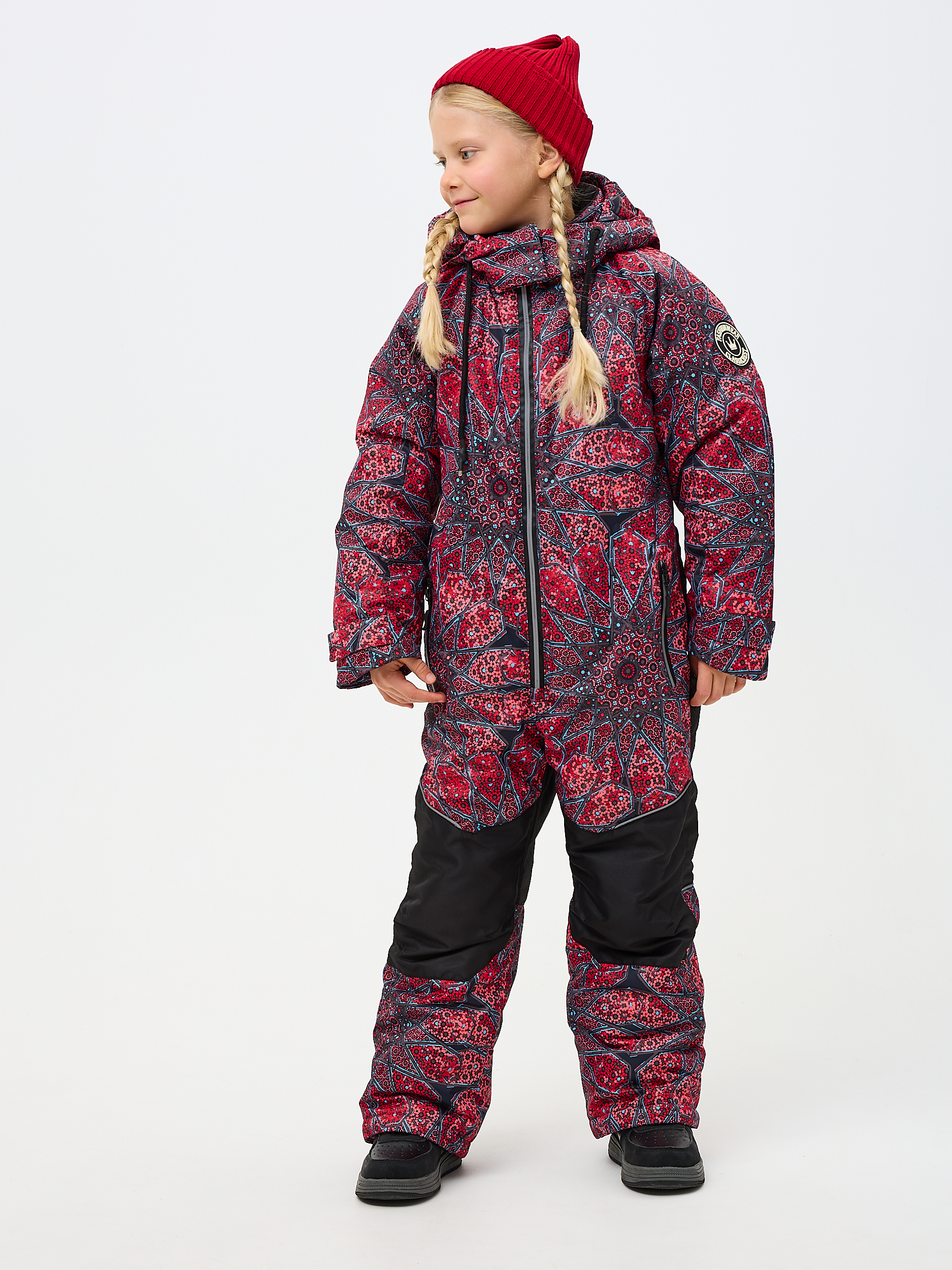 Комбинезон Kvartet 854 т.серый-красный - фото 11