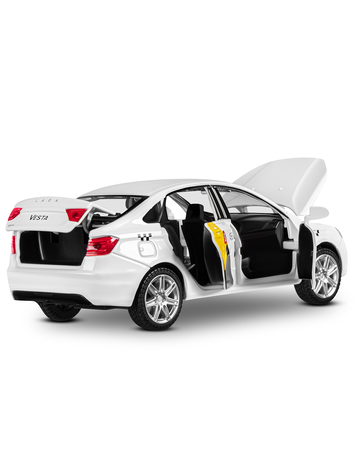 Автомобиль Яндекс GO LADA Vesta Такси озвучено Алисой 1:24 JB1251344/Яндекс GO - фото 21