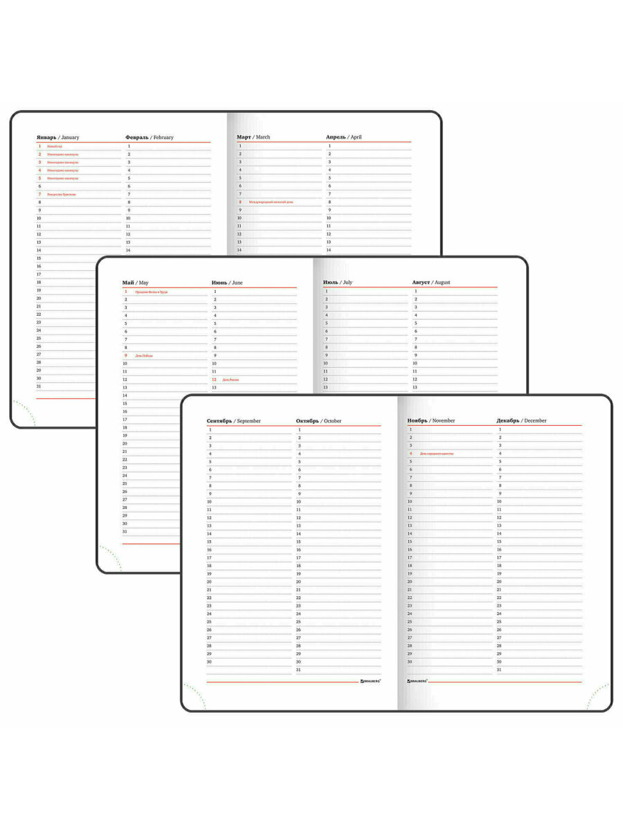 Ежедневник Brauberg 136 лист. - фото 9