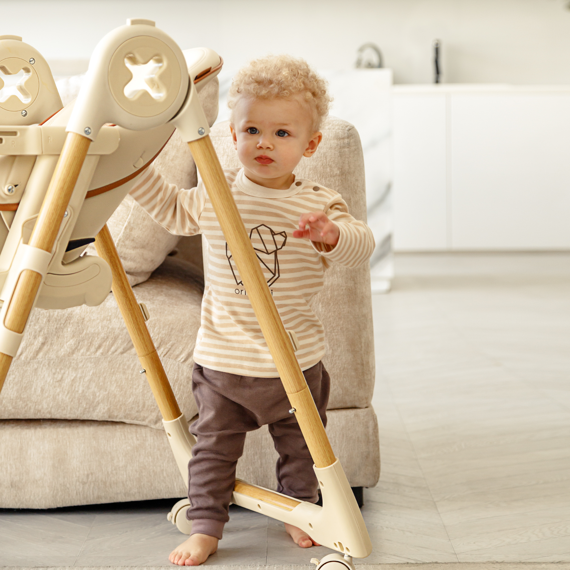 Стульчик для кормления Amarobaby Elegant трансформер - фото 24
