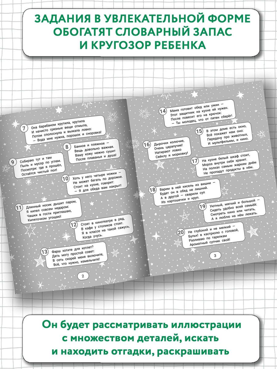 Книга Феникс IQ-загадки и виммельбух-отгадки 5+ - фото 3