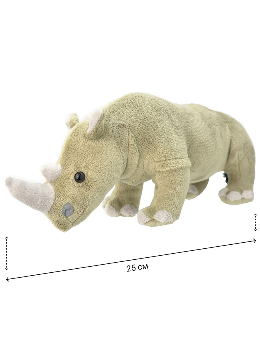 Мягкая игрушка All About Nature носорог - фото 3