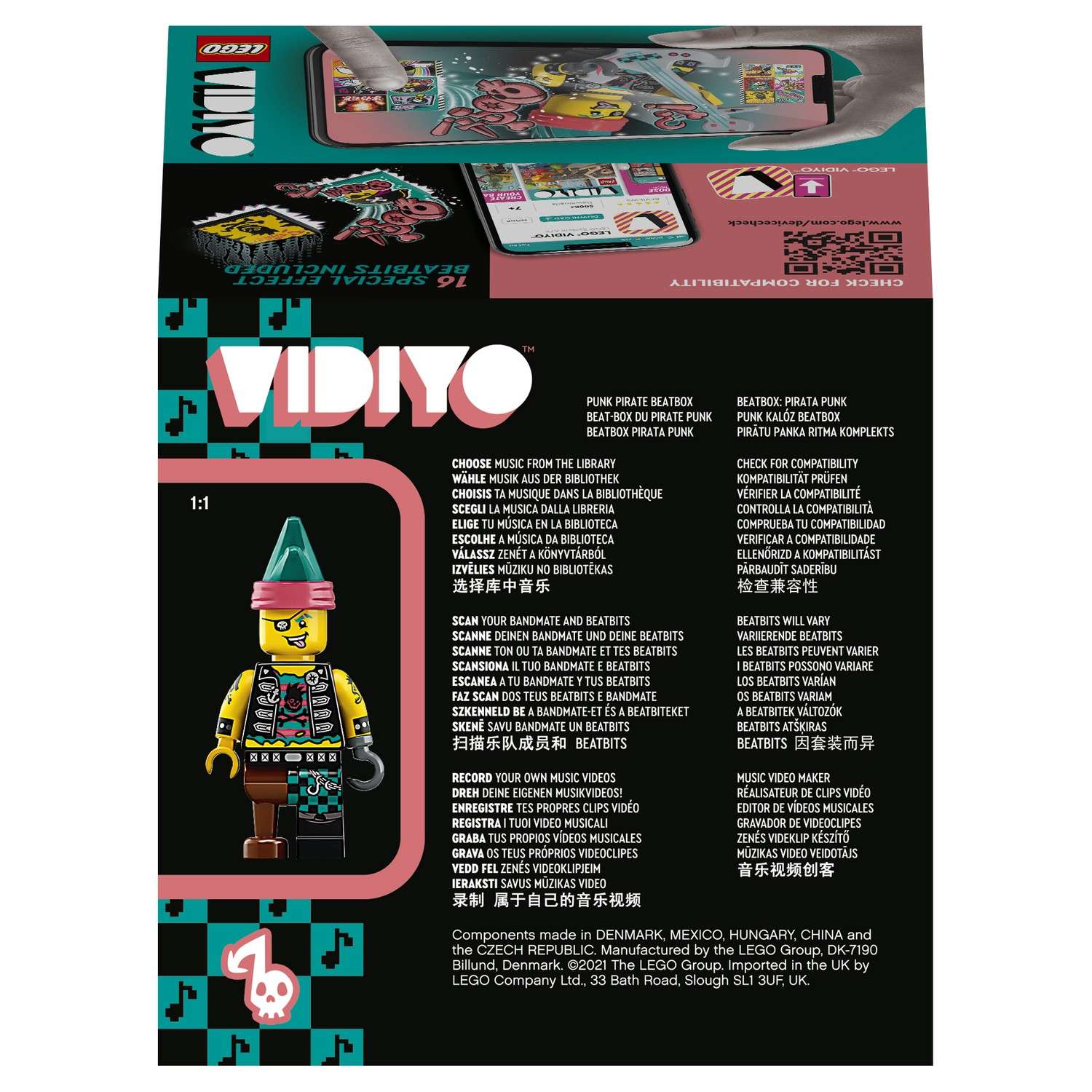 Конструктор LEGO VIDIYO Битбокс Пирата Панка 73 дет. - фото 3