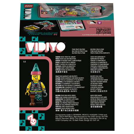 Конструктор LEGO VIDIYO Битбокс Пирата Панка блочный