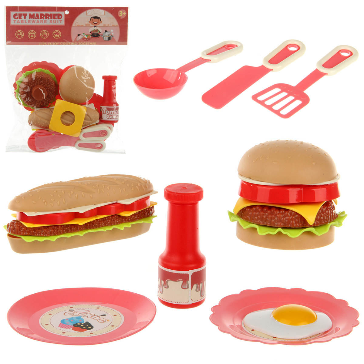 Игрушка Veld Co посуда 9 предм. - фото 1